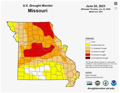 Drought Map, June 20, 2023