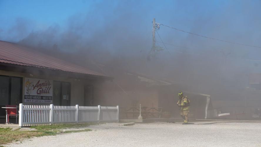 The fire under control