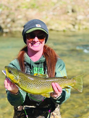 Sara Jones - first lunker