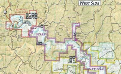Ozark National Scenic Riverways map