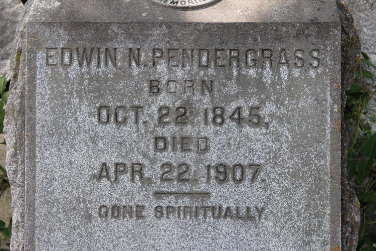 Cedar Grove's Pendergrass monument