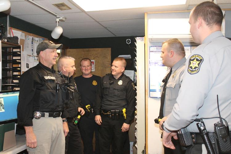 Preparing for drug raid