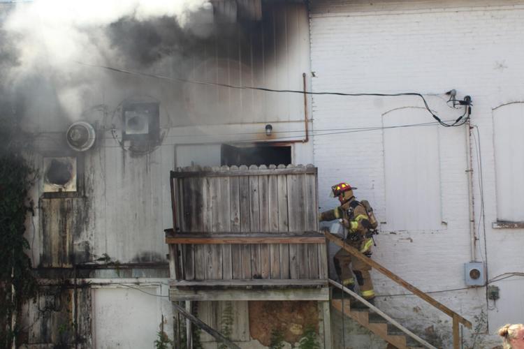 The side door to Country Corner Cafe
