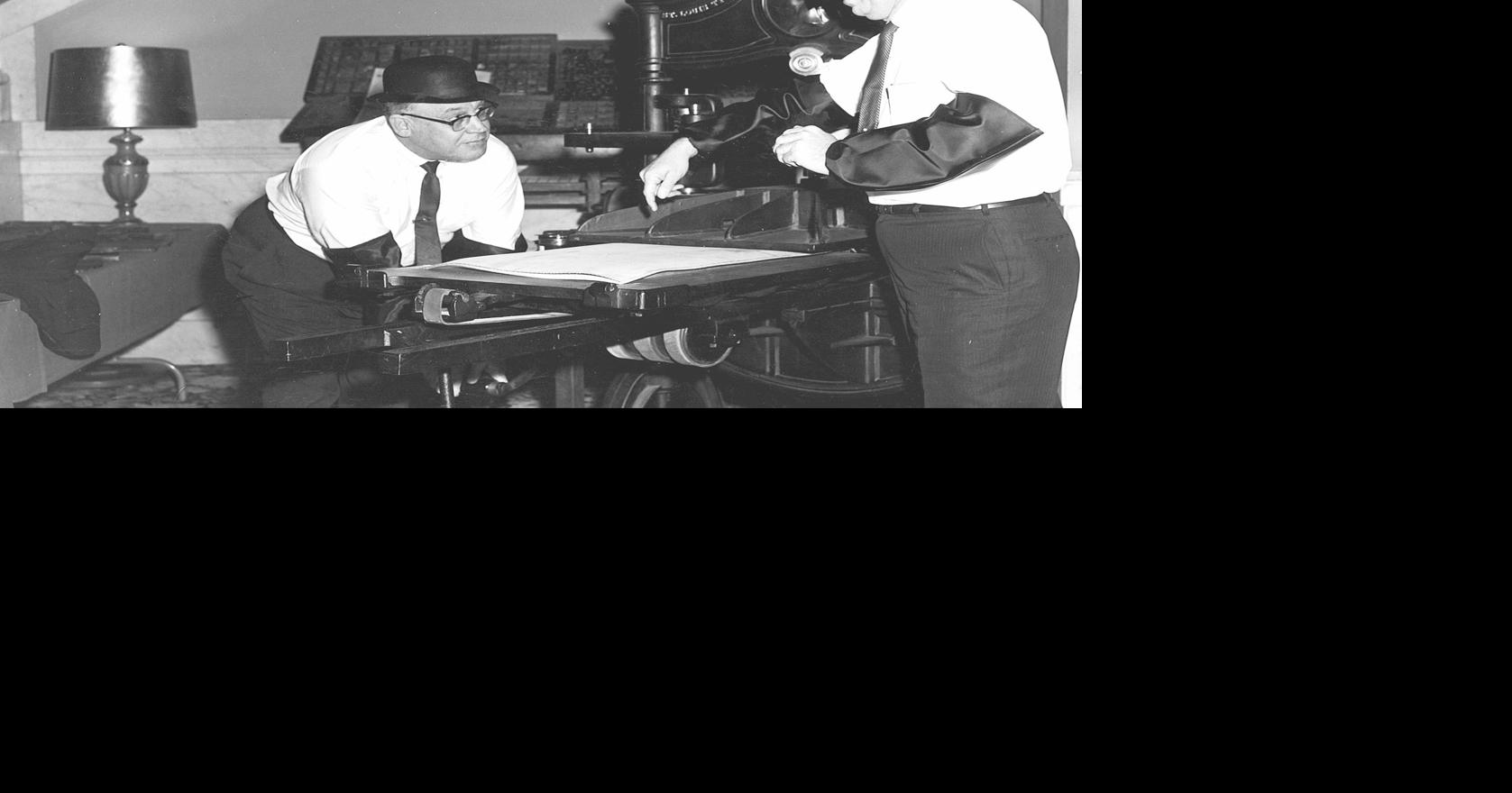 The Salem News closes press, to be printed in Jeff City