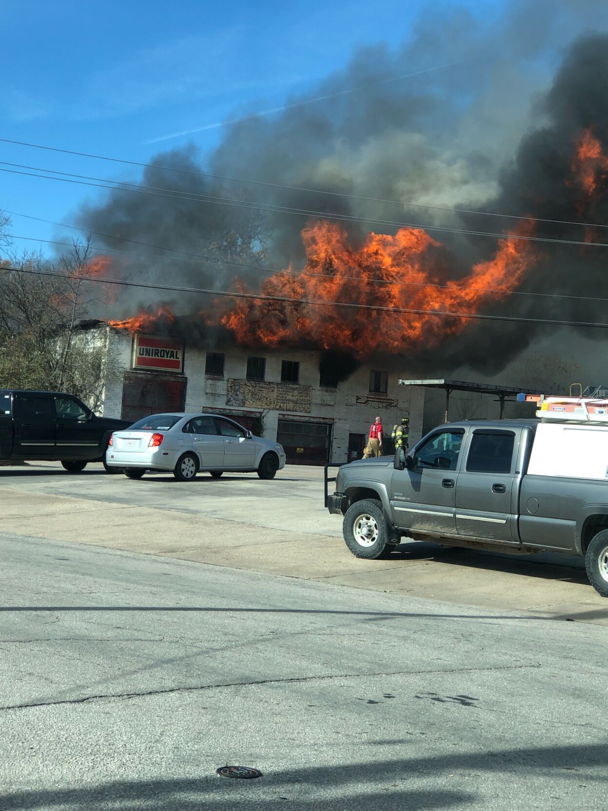 Fire at 503 South Main