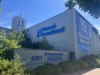 The Planned Parenthood clinic in St. Louis on June 24, 2022.