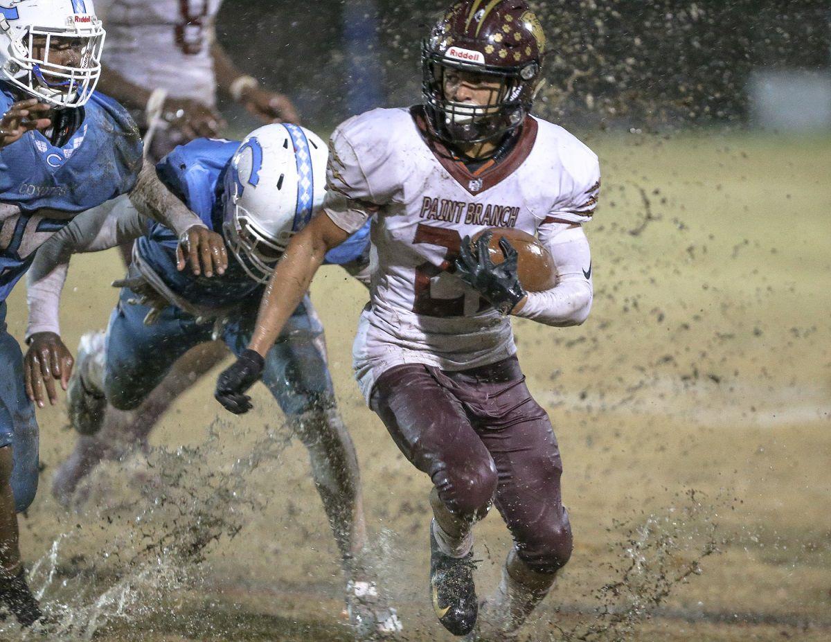 Paint Branch Clinches Win In Mud Bowl Football Game With