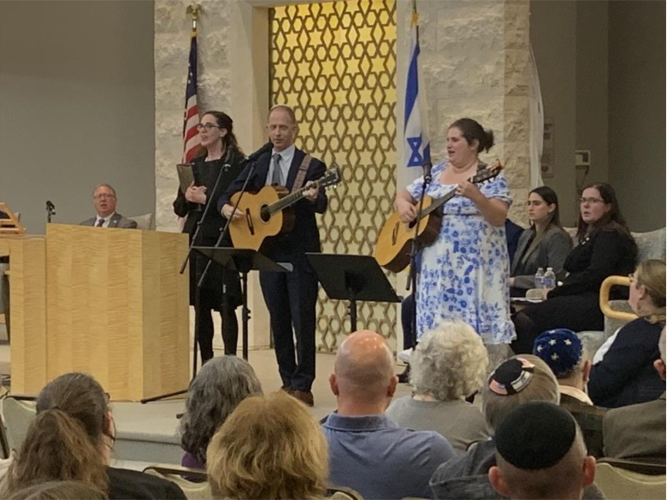 Potomac Synagogue Holds Community Vigil for Israel Thursday - Montgomery  Community Media