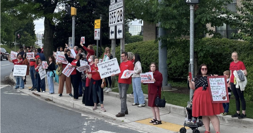 Educators Rallied to Fund MCPS, Honor Union Contracts