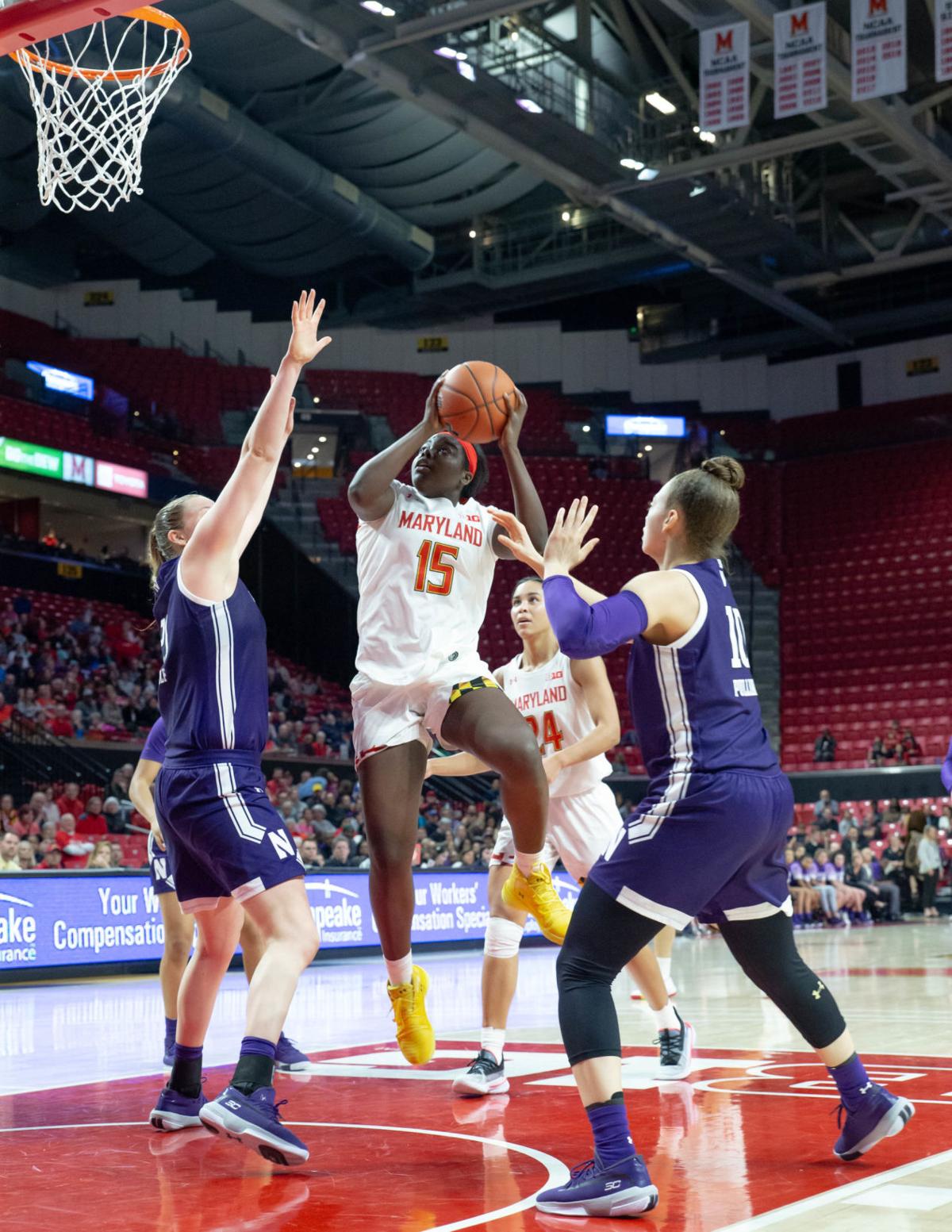 No 20 Maryland Women Outmatch Northwestern In Rout Sports