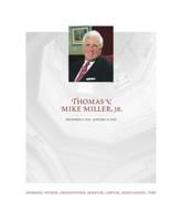 Senator Miller Memorial Tribute