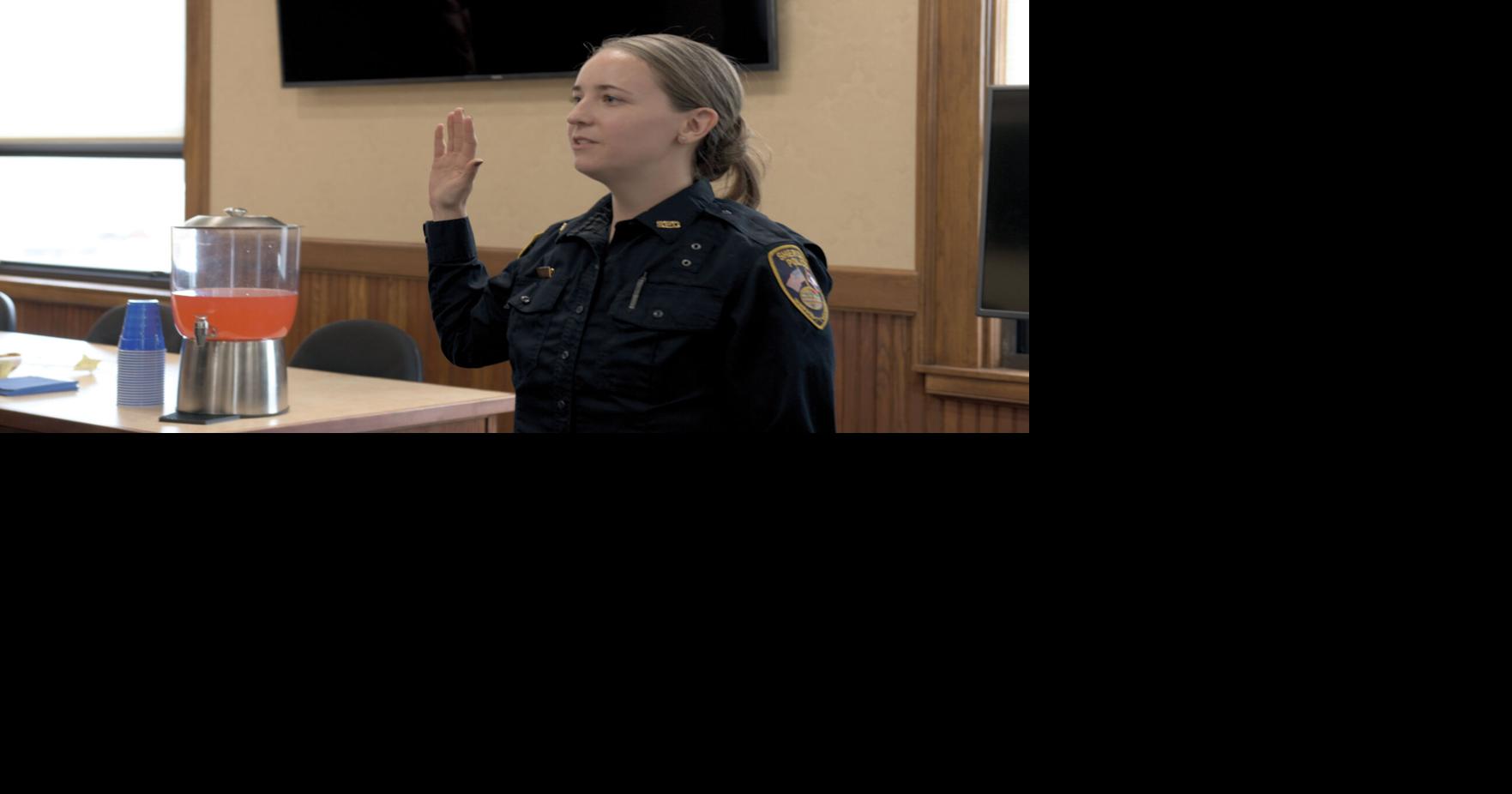 New officer Sheridan Police Department Liz Shafer Local