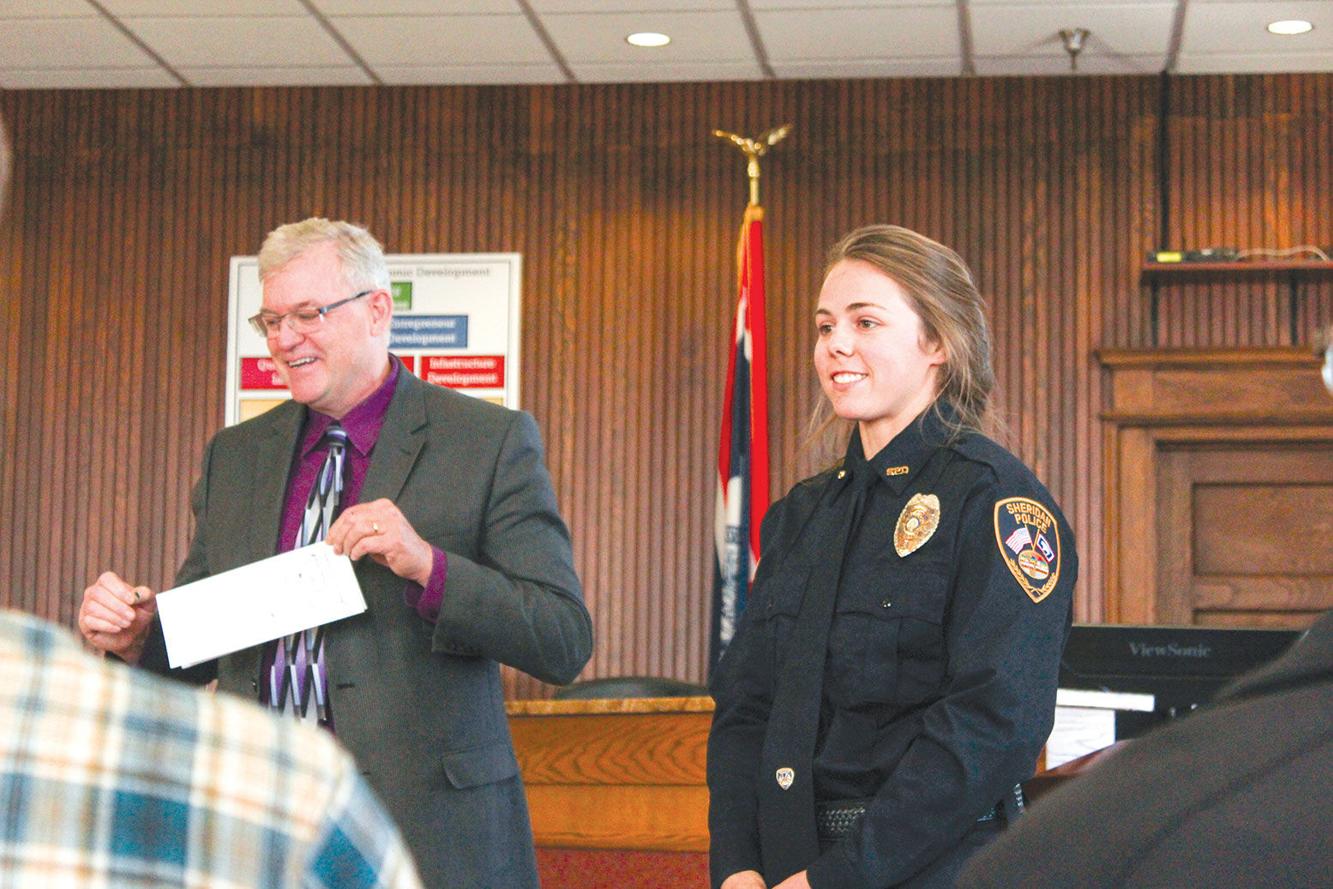 Phillips swears in as officer for Sheridan Police Department Local