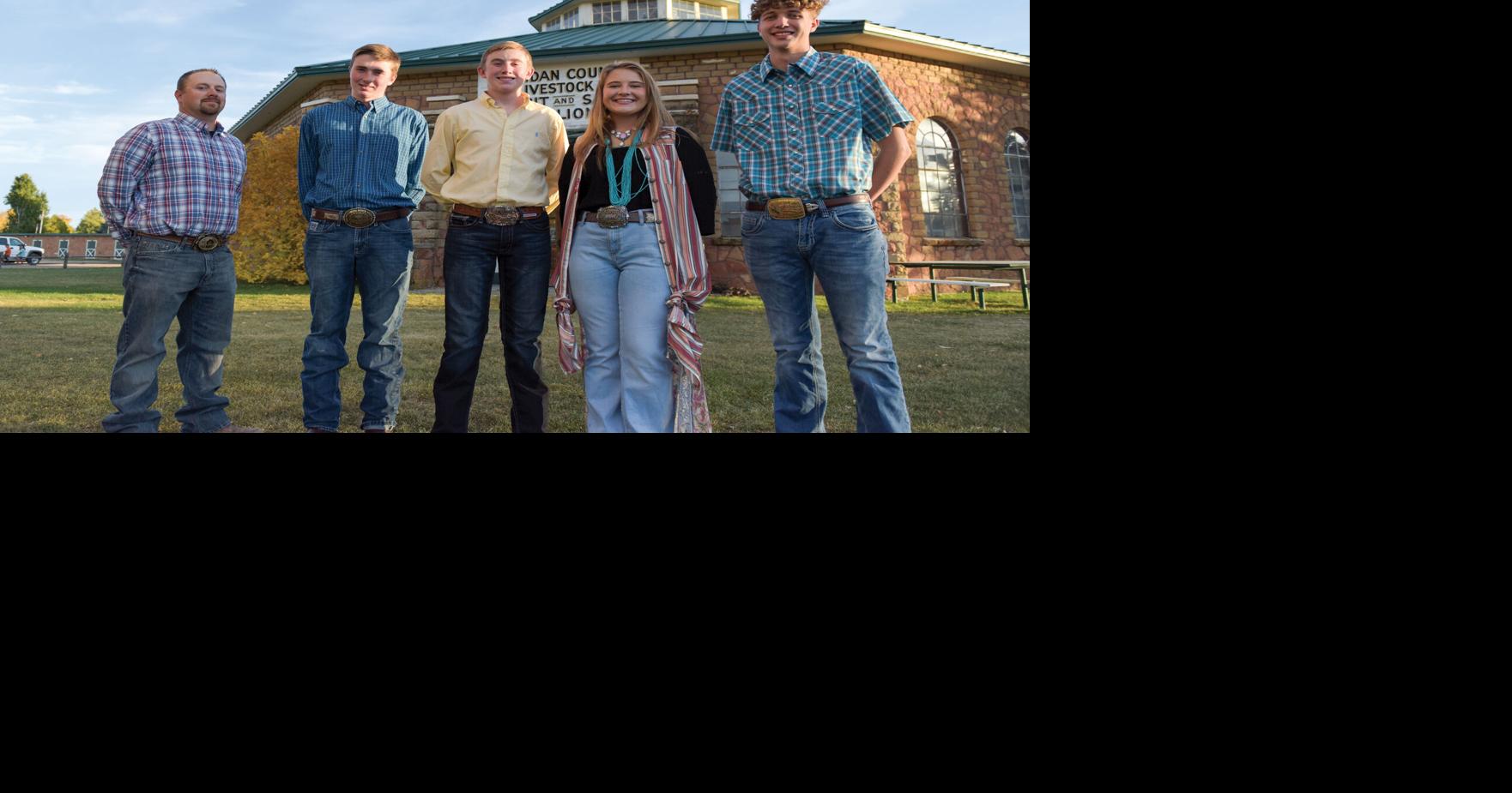 Sheridan County 4H livestock judging team competing at nationals