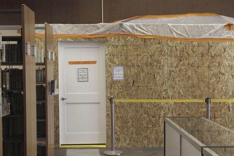 Library construction, renovation begins, outdoor security cameras ...