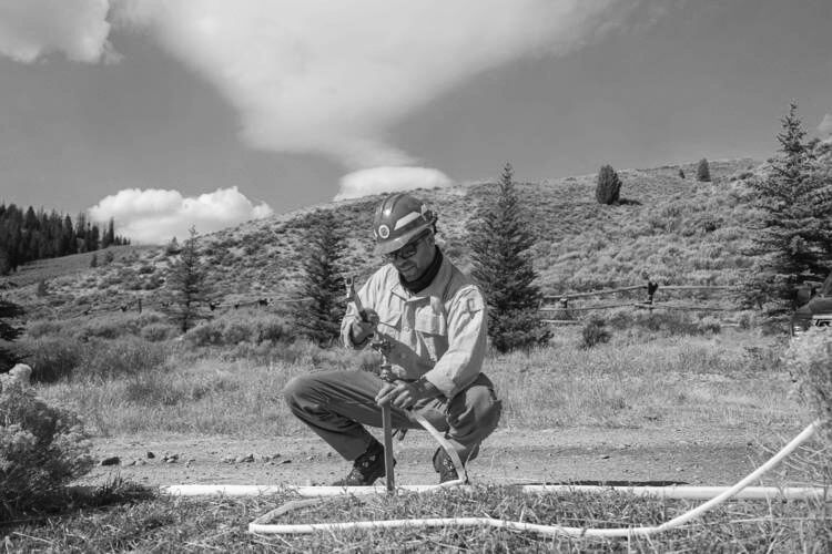 Firefighters Wrapping Homes, Laying Hose To Protect Gros Ventre From ...