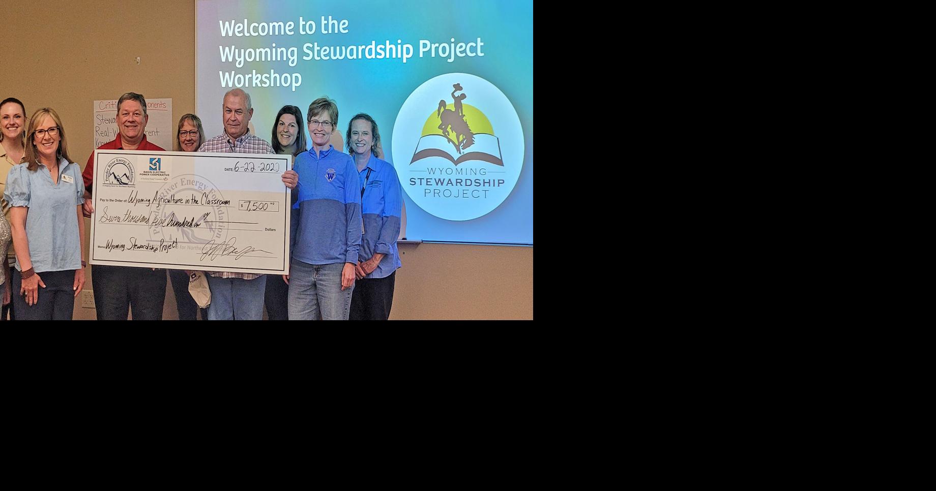 Wyoming Agriculture in the Classroom receives 7,500 Local News