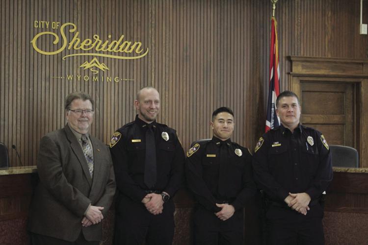 Sheridan Police Department swears in two new officers Local News