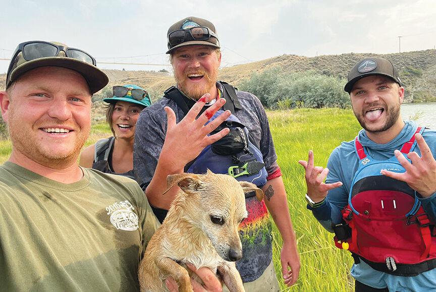 Rafting guides rescue dog from hole in the vicinity of Shoshone River | Regional Information
