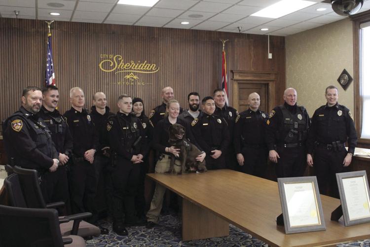 Sheridan Police Department swears in two new officers Local News