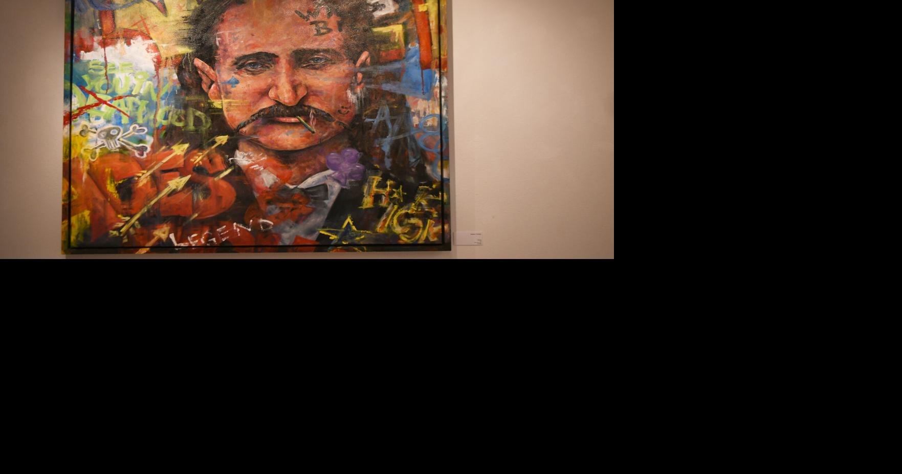 Nathan Trampe blends outlaws, street art in SAGE exhibit