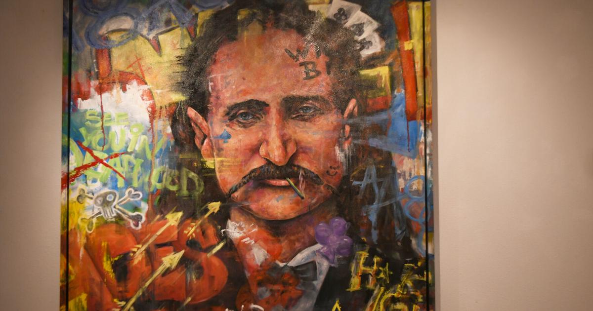 Nathan Trampe blends outlaws, street art in SAGE exhibit