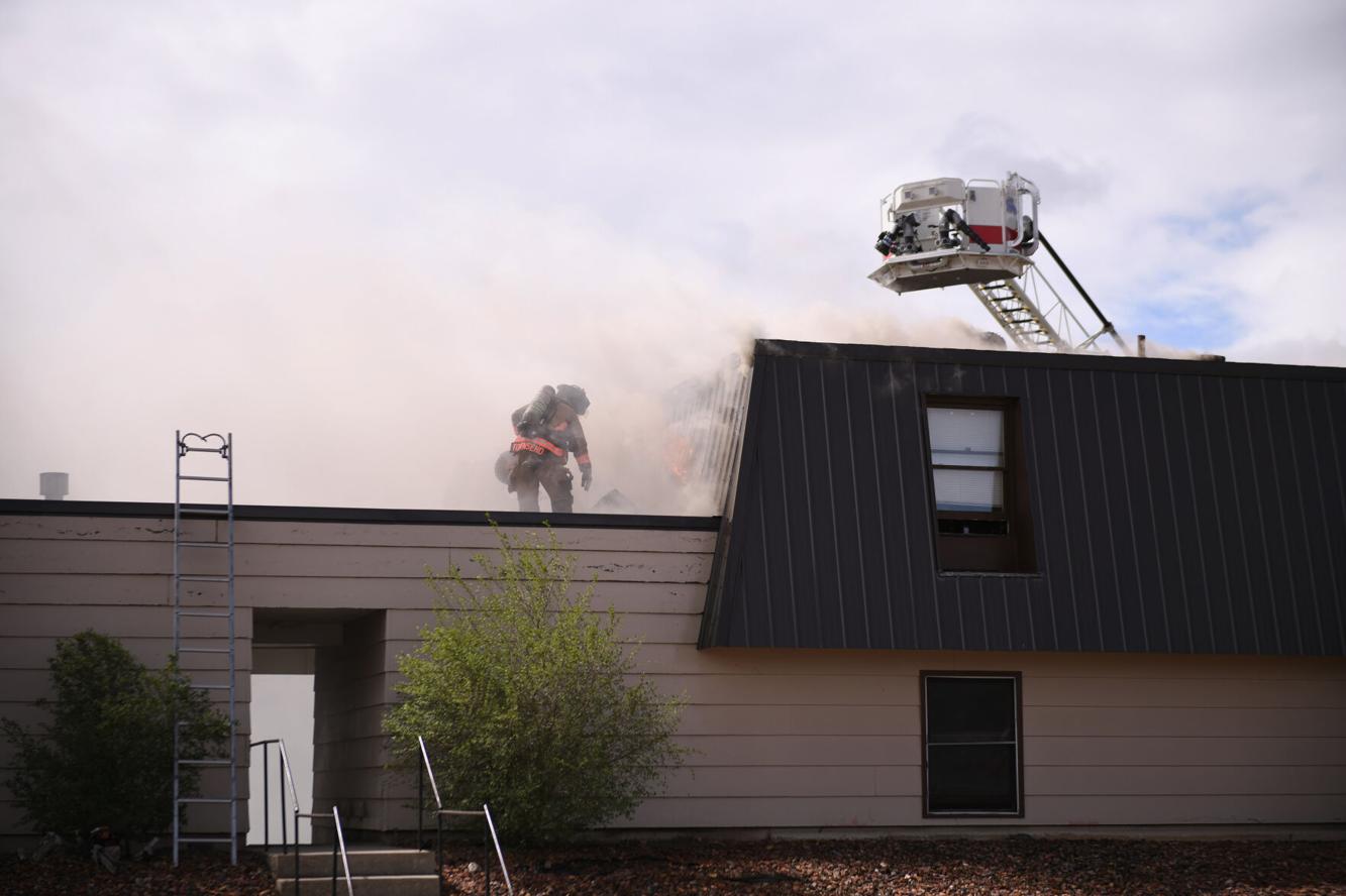 Structure fire impacts apartment building at Main and 11th streets ...