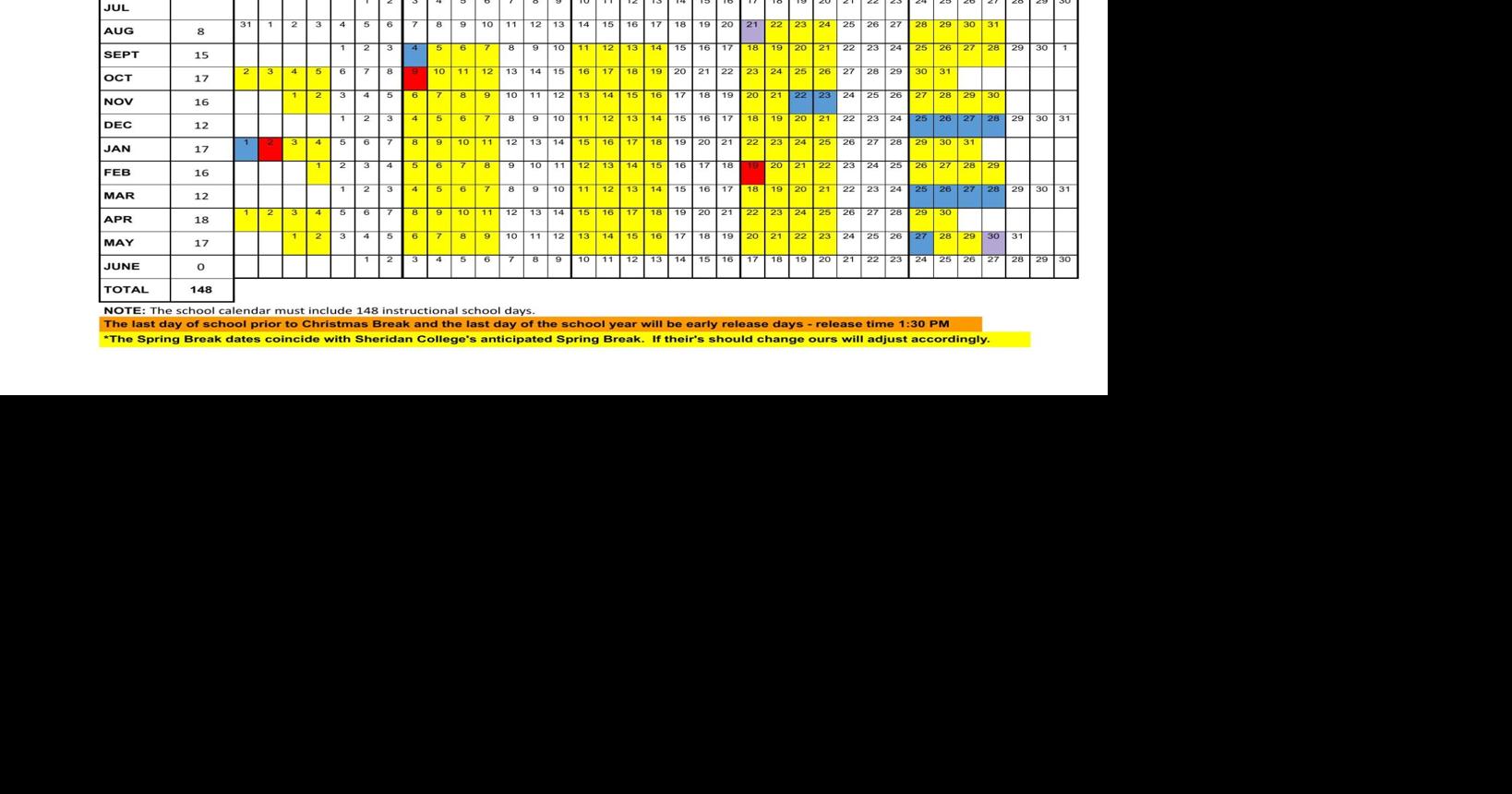 2023-24 Student Calendar - Option 3.pdf | | thesheridanpress.com
