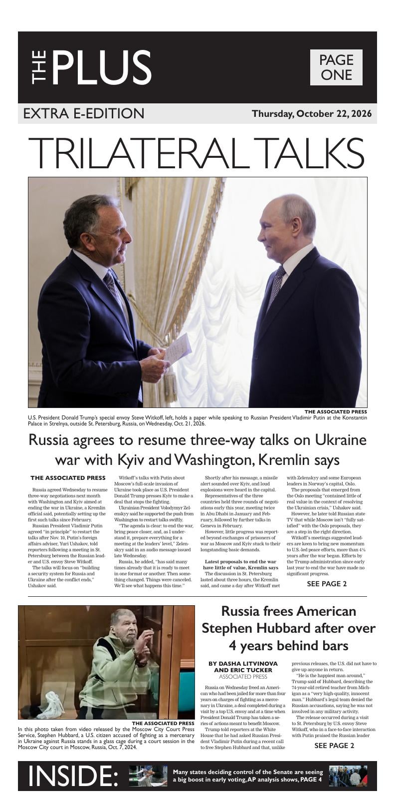 Hadean Press Page P-001 | e-Edition | thesheridanpress.com
