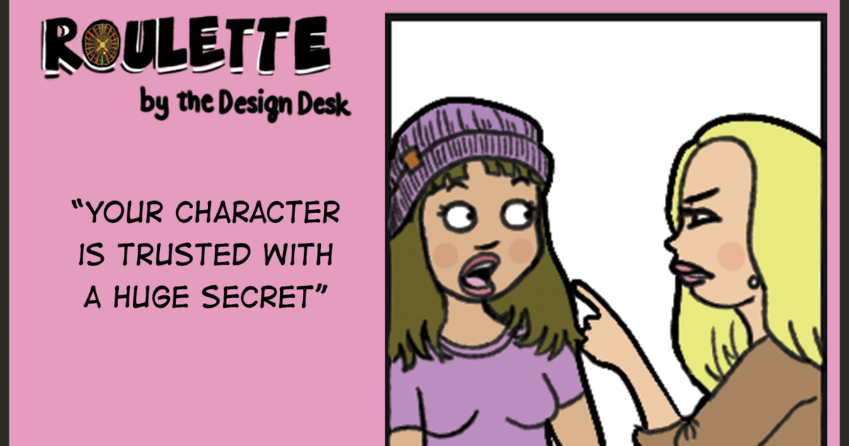 Random Rotation Text Dialog Comic Illustration: Roulette, a revolving comic based on randomly-generated ...