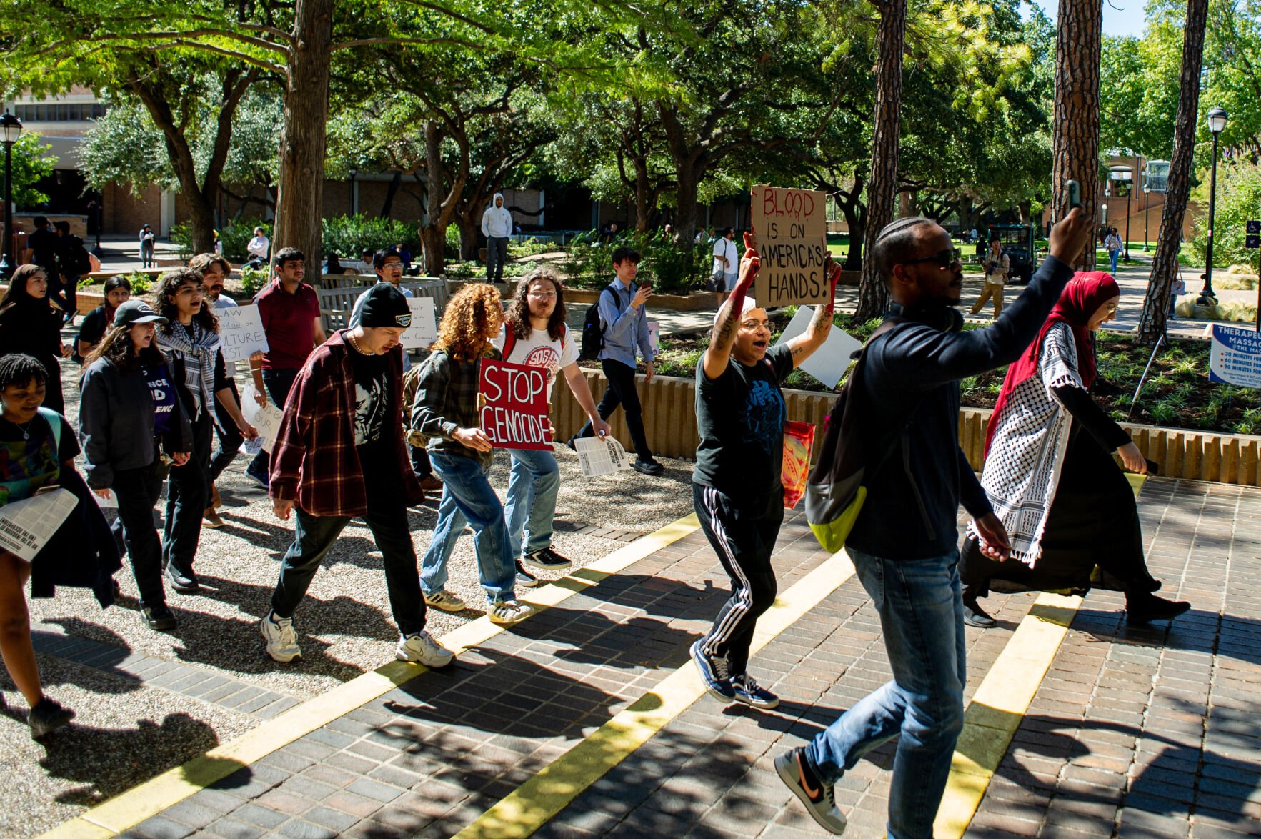 Student Protest Rallies Support For Palestine | News | Theshorthorn.com