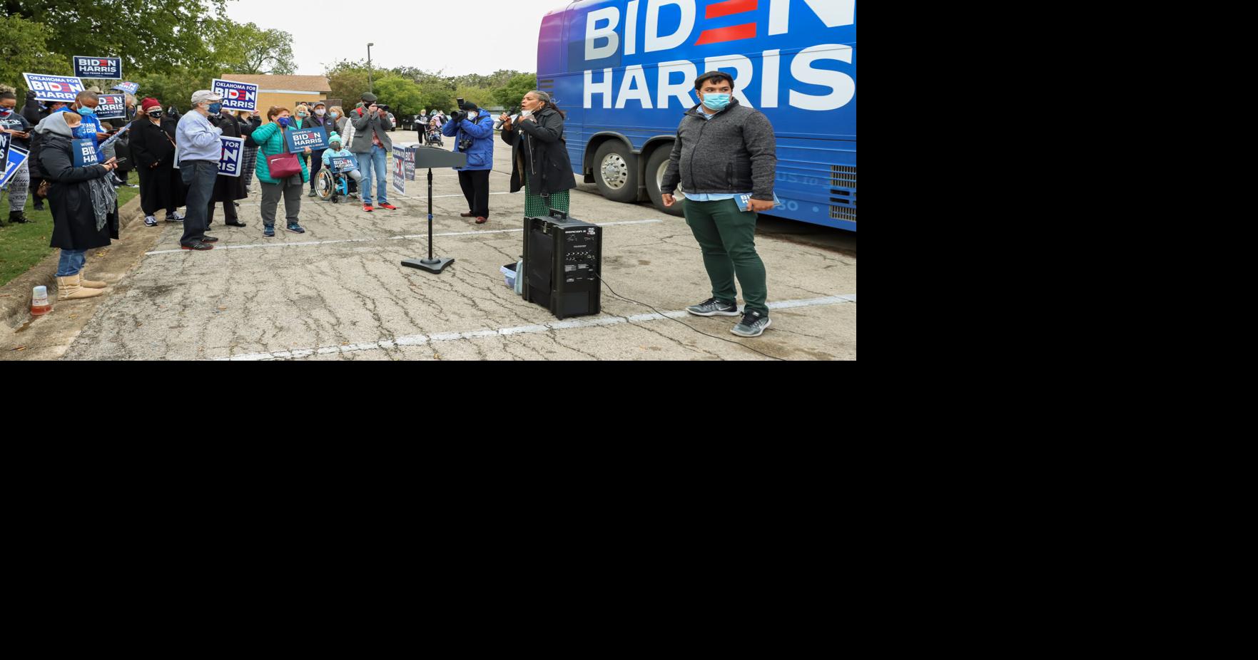 Biden campaign bus tour visits Fort Worth ahead of Kamala ...