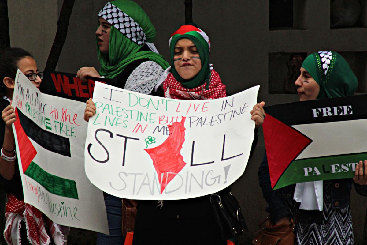 Students protest escalating violence in Palestine | News | theshorthorn.com