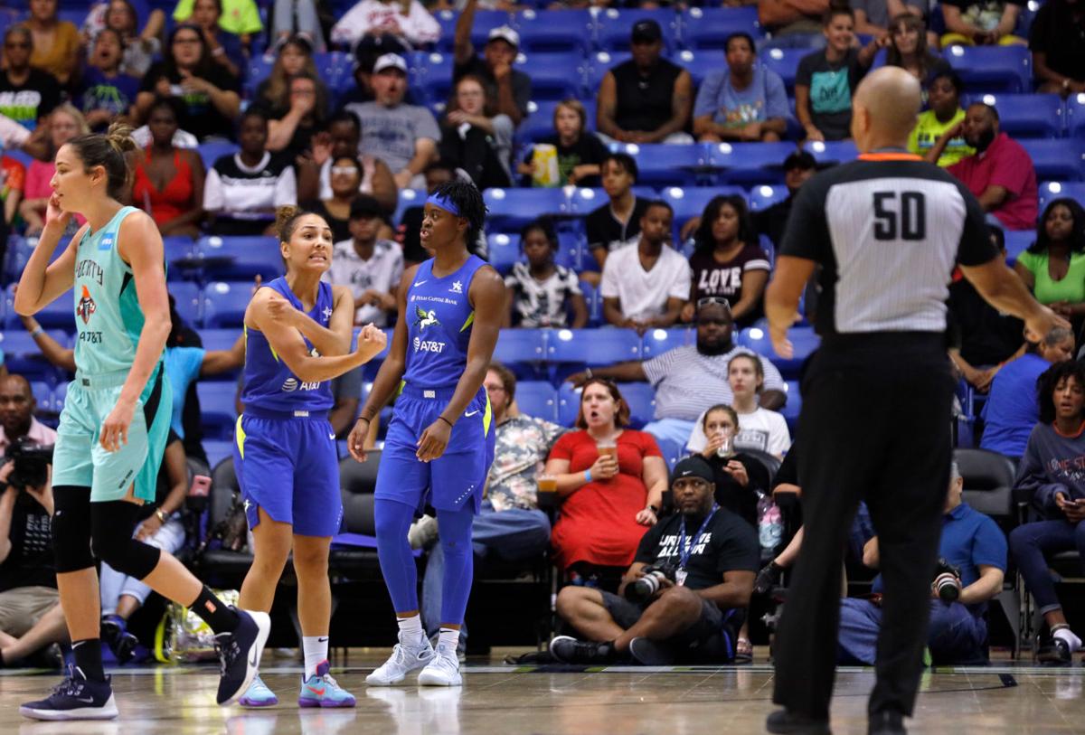 Photos: Dallas Wings soar above New York Liberty, extend winning streak