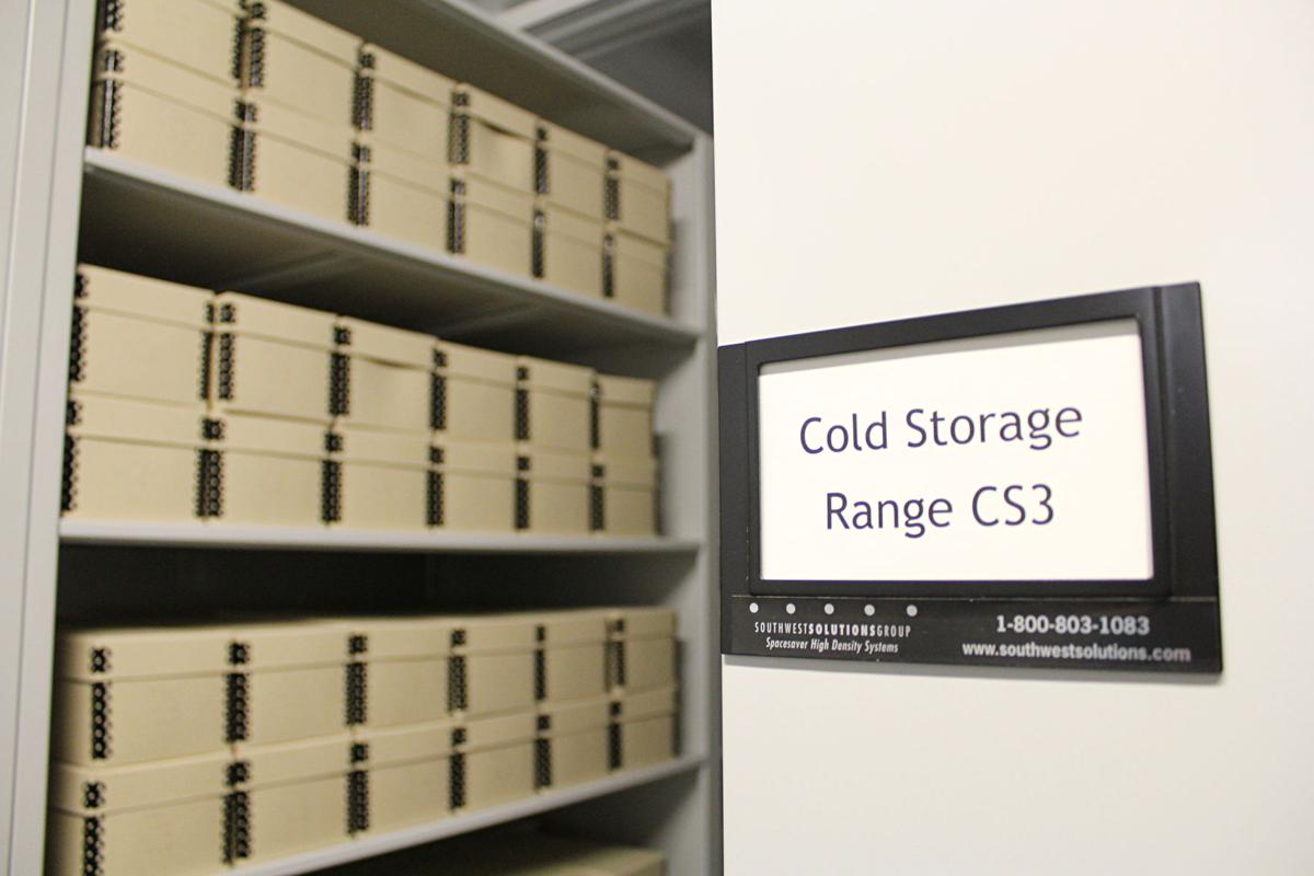 Library vault freezes history News