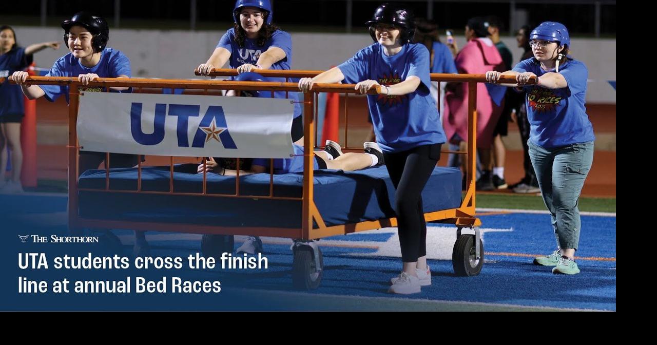 Video: UTA students cross the finish line at annual Bed Races ...