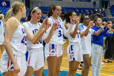 UTA women’s basketball team schedule poster