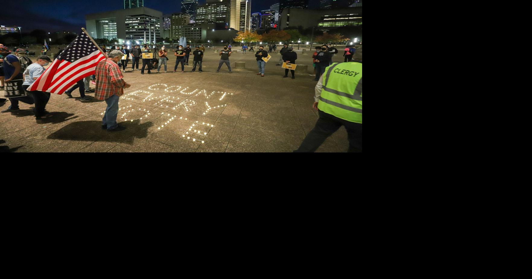 Dallas activist groups hold rally, vigil at Dallas City Hall to spread ...