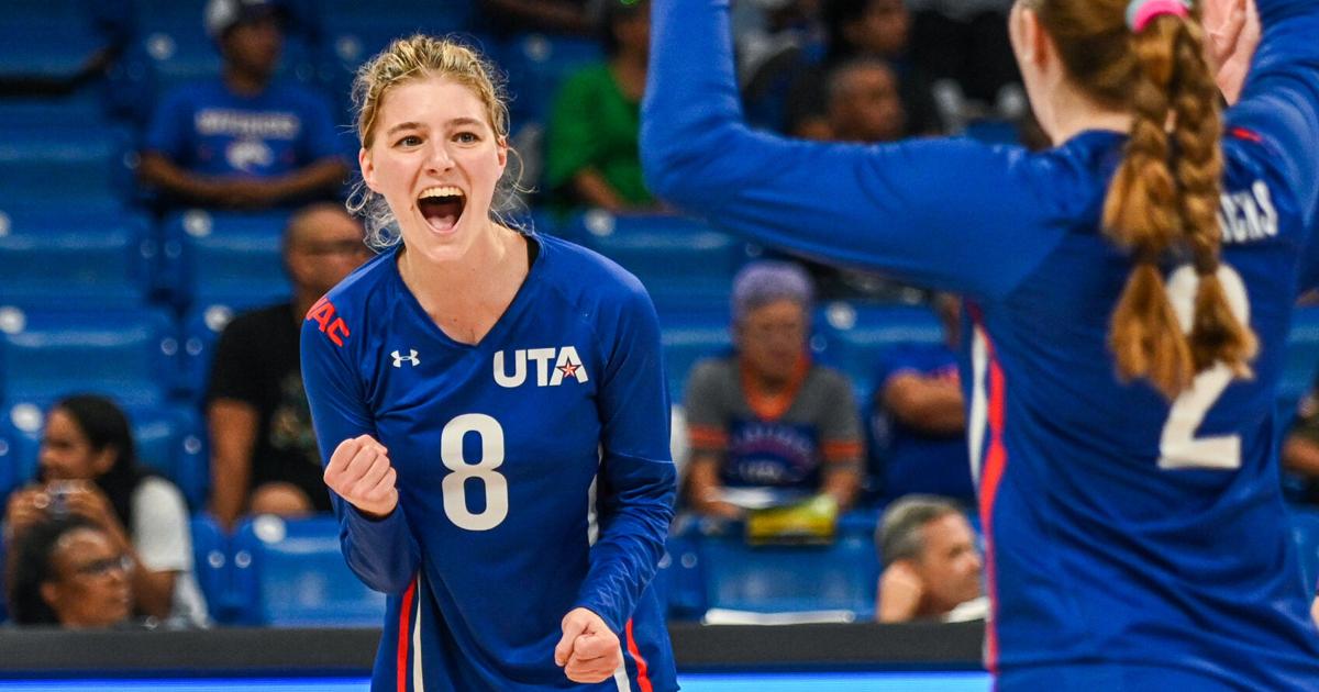 Michelle Datuin Volleyball wins opening UTA Invitational match | Sports | theshorthorn.com