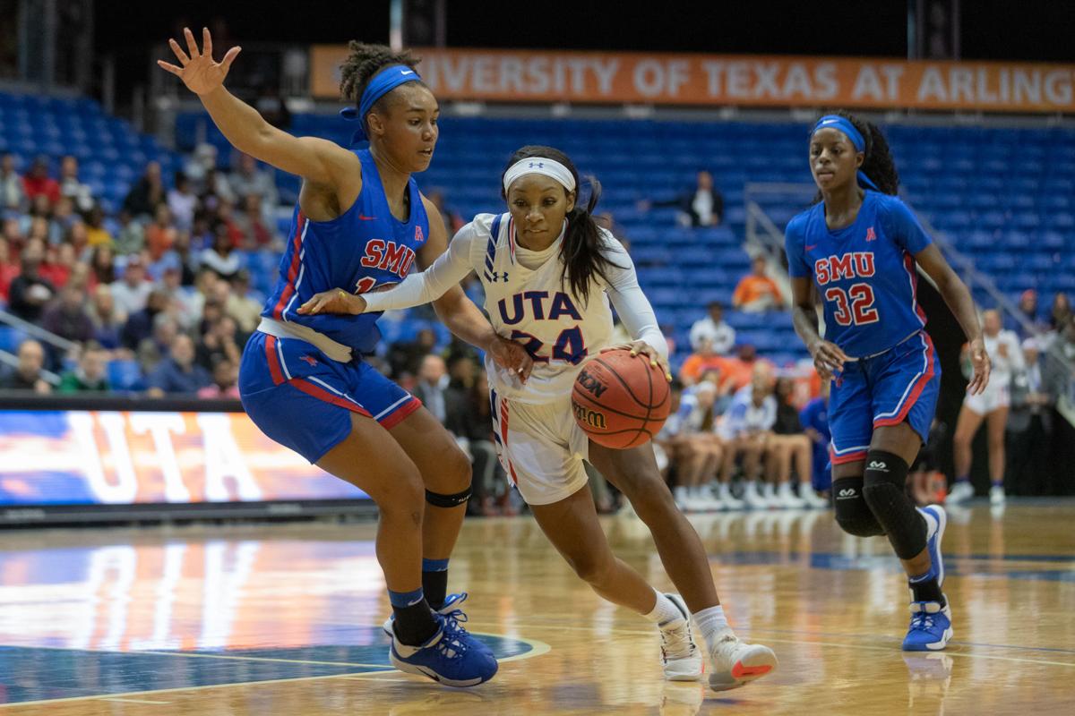 Photos: Lady Mavericks outpace Southern Methodist University Mustangs