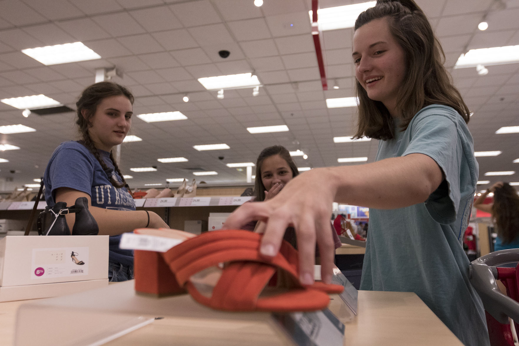 Students play games, shop deals during Late Night Shopping at Target