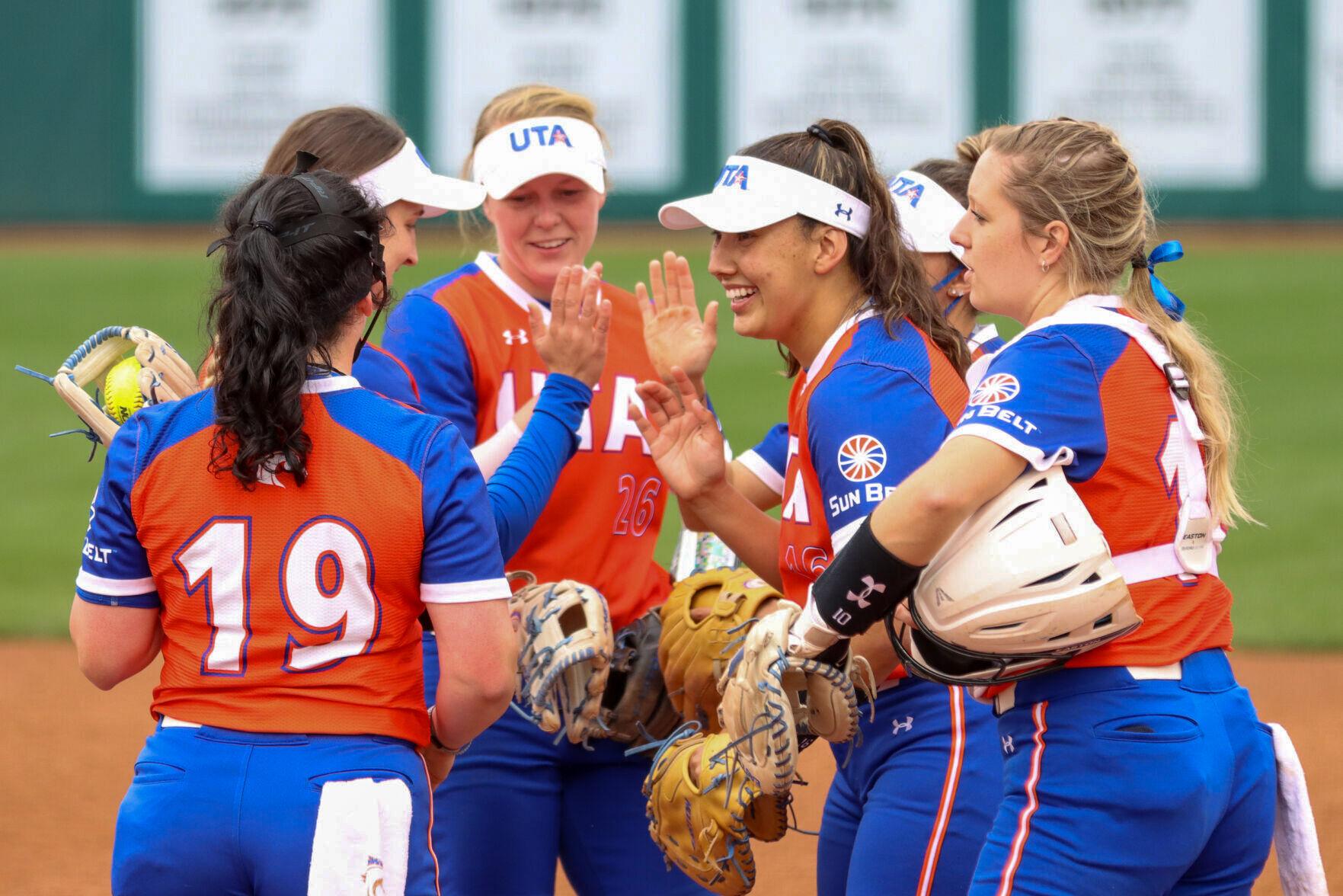 UTA softball sweeps Appalachian State University in the first two games