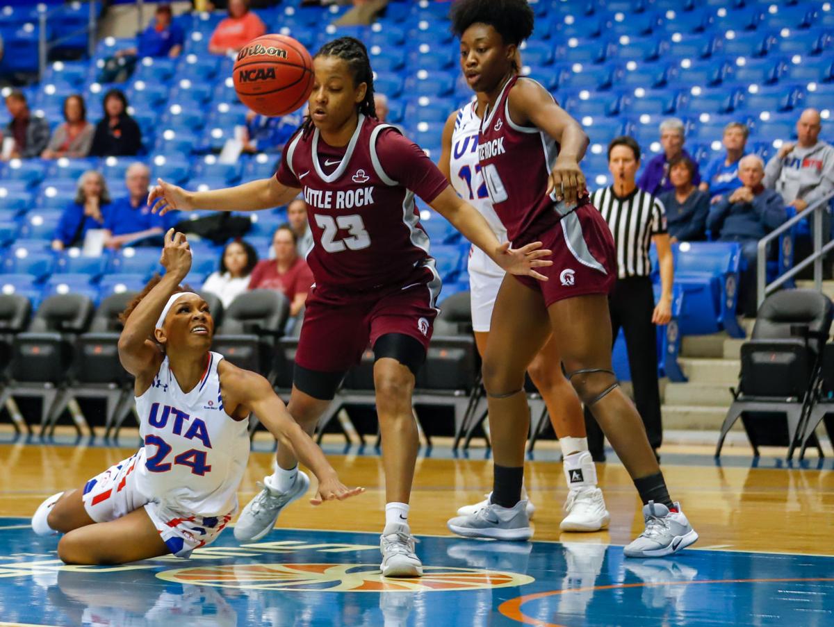 Photos: Lady Mavericks triumph over University of Arkansas at Little Rock Trojans 65-58