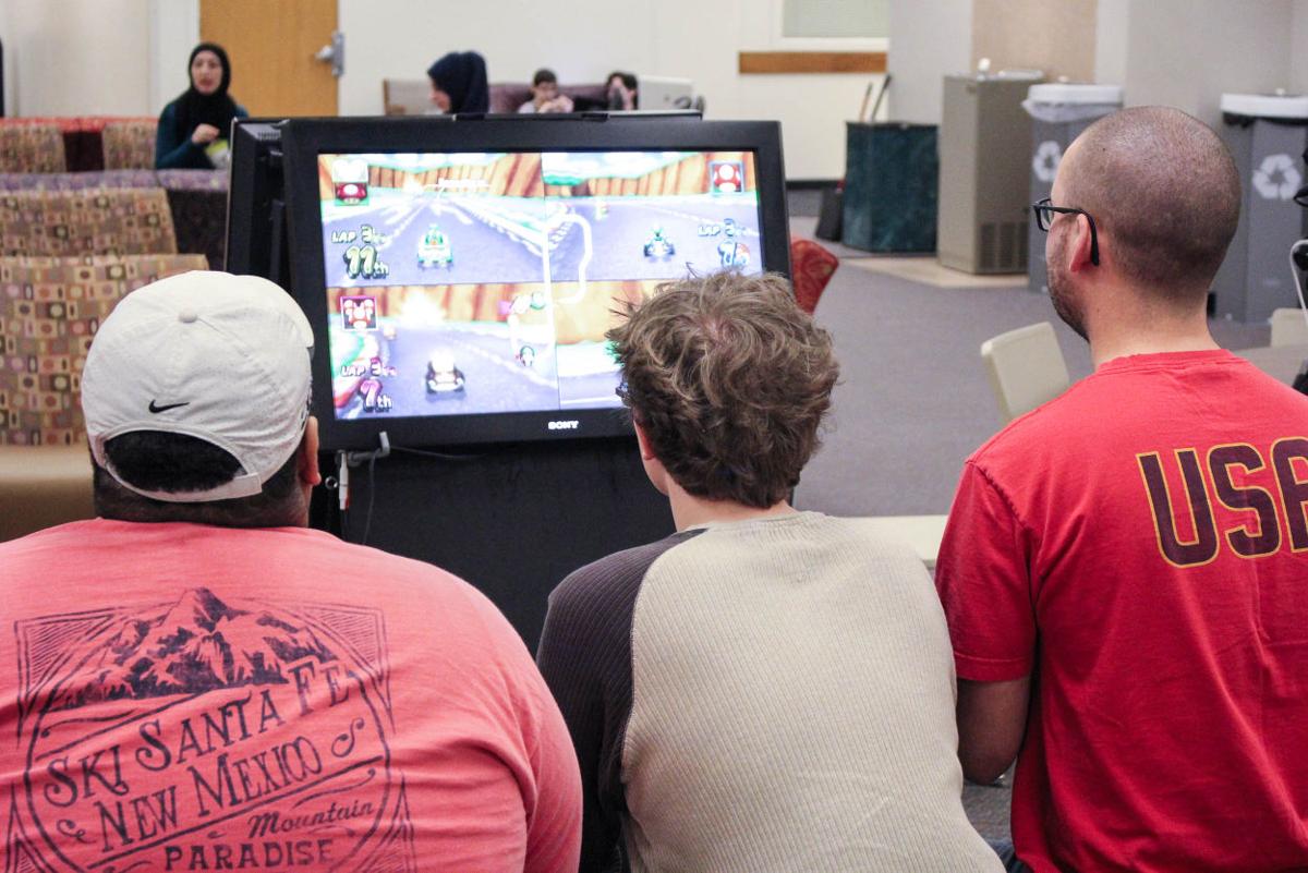 Game night at the library