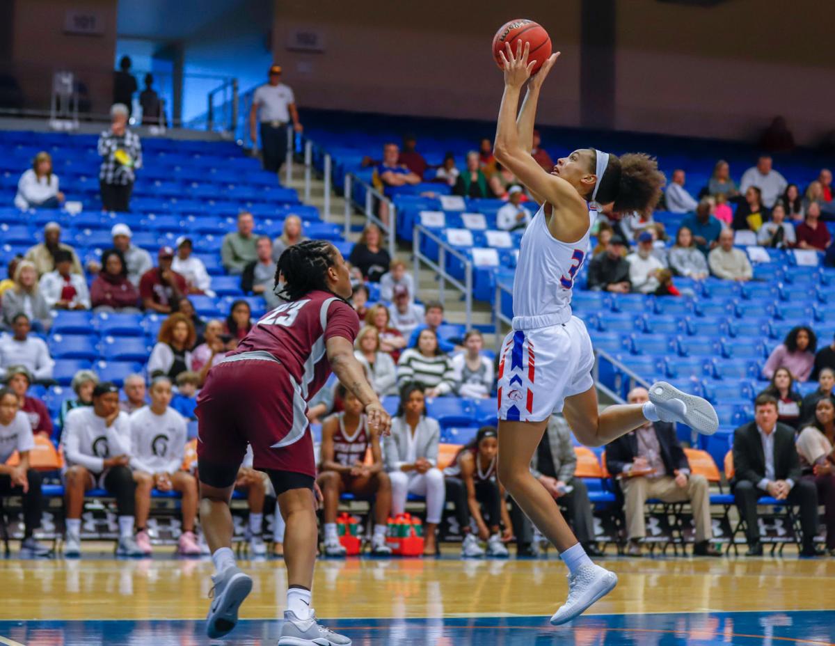 Photos: Lady Mavericks triumph over University of Arkansas at Little Rock Trojans 65-58
