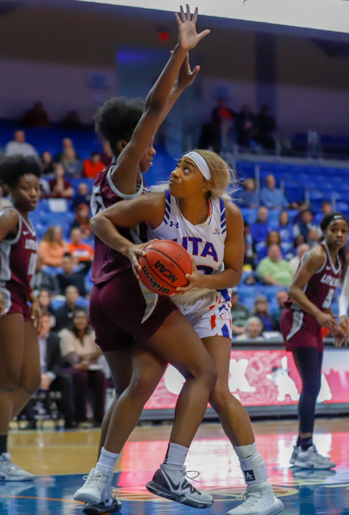 Photos: Lady Mavericks triumph over University of Arkansas at Little Rock Trojans 65-58