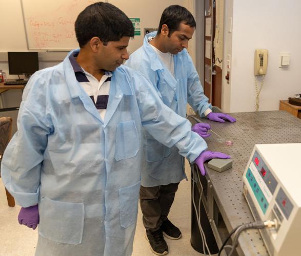 UTA physics professor researches microdynamic therapy as a safer cancer