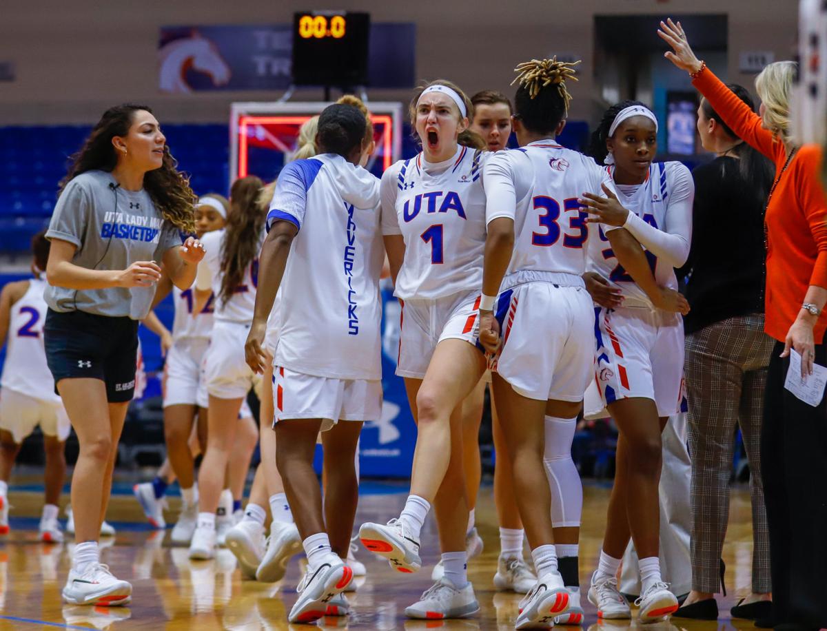 Photos: Lady Mavericks triumph over University of Arkansas at Little Rock Trojans 65-58