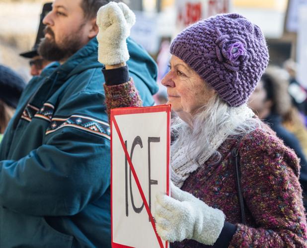 Hundreds protest ICE in Fort Worth Saturday following Minneapolis ...