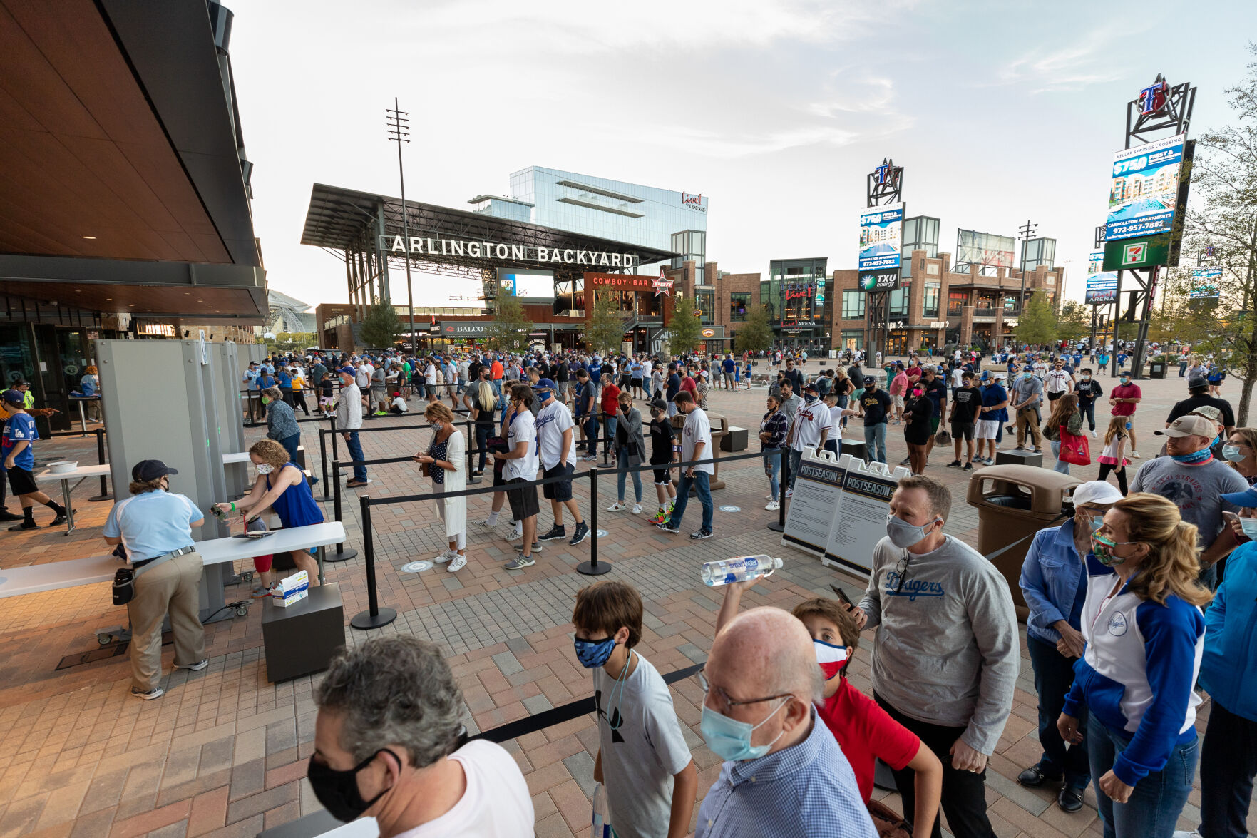 Photos: Spectators attend Globe Life Field for game 1 of &hellip;